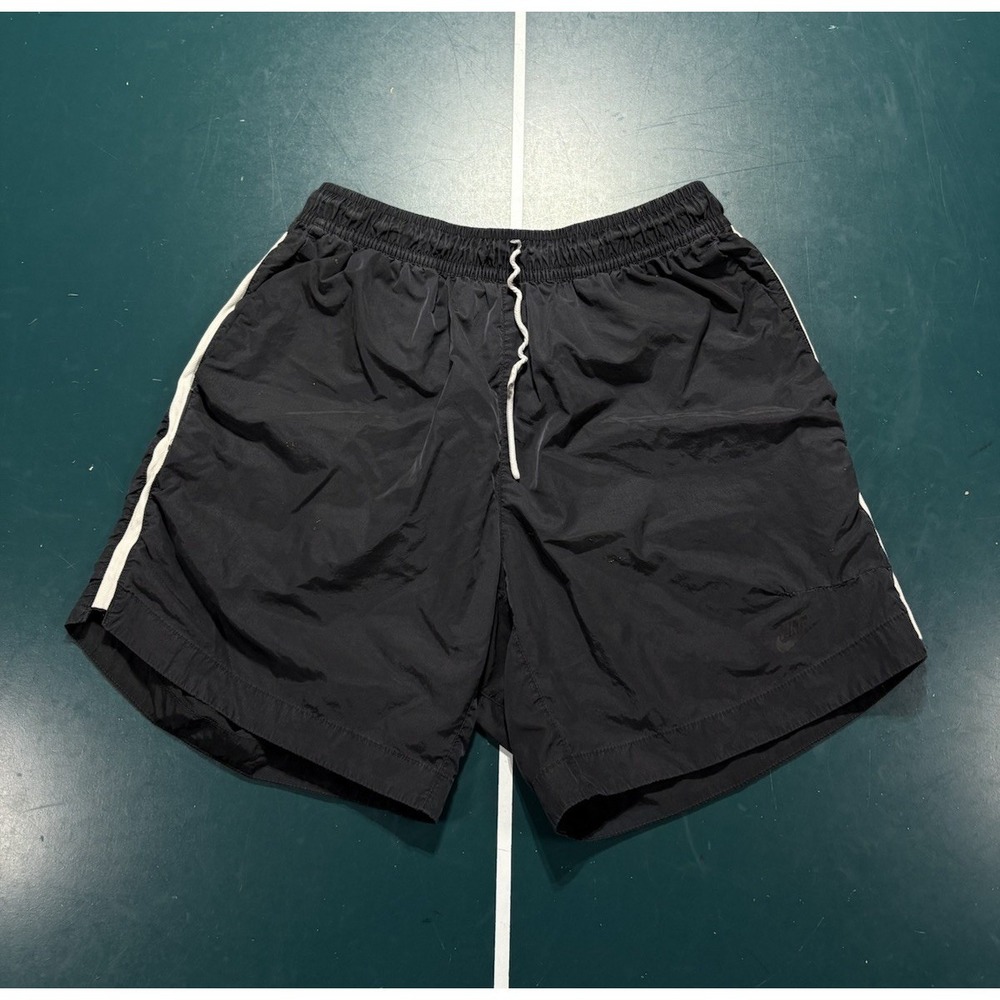Nike Sportswear Style Essentials Woven Track Shorts Men's Medium‎ Black Striped